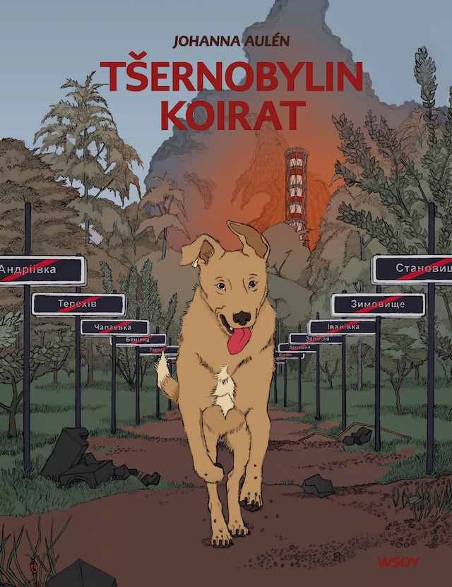 Kirjankansi teokselle Tšernobylin koirat