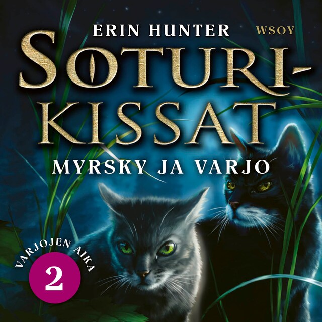 Book cover for Soturikissat: Varjojen aika 2: Myrsky ja varjo