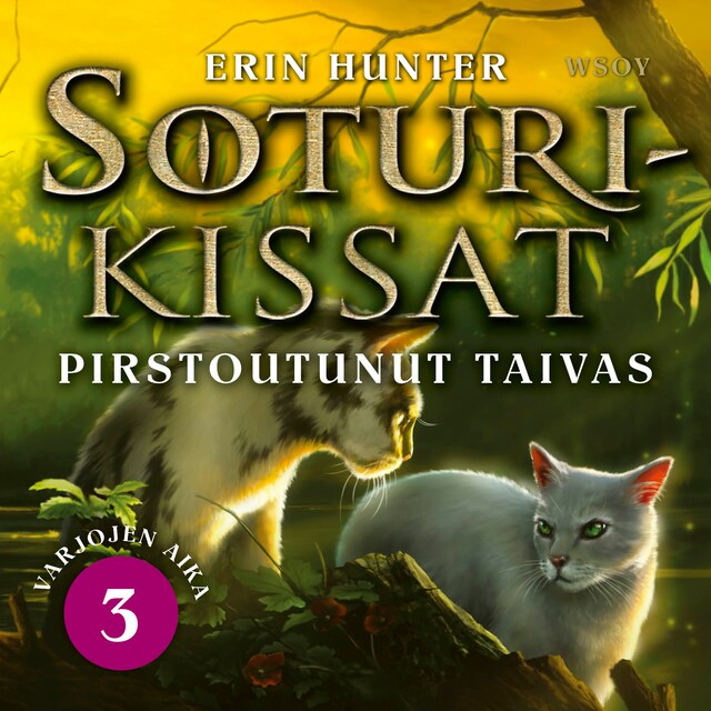 Book cover for Soturikissat: Varjojen aika 3: Pirstoutunut taivas