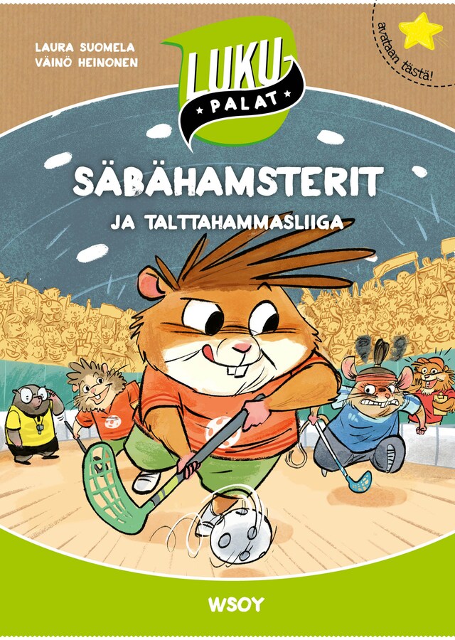 Copertina del libro per Säbähamsterit ja Talttahammasliiga (e-äänikirja)