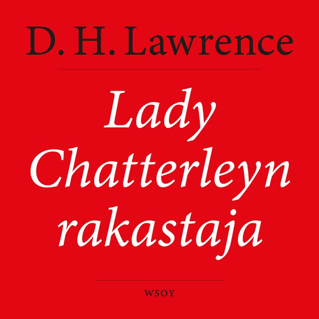 Bogomslag for Lady Chatterleyn rakastaja