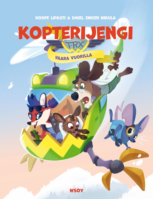 Book cover for Kopterijengi T-RX 1: Vaara vuorilla (e-äänikirja)