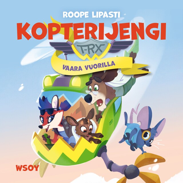 Book cover for Kopterijengi T-RX 1: Vaara vuorilla