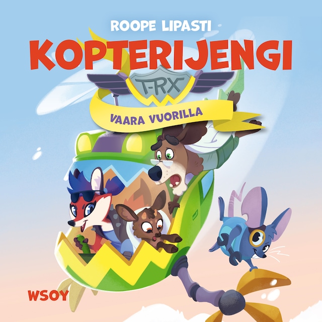 Portada de libro para Kopterijengi T-RX 1: Vaara vuorilla