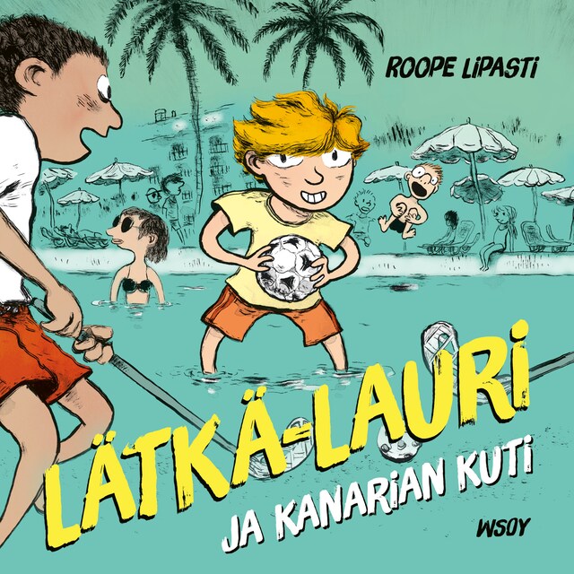 Couverture de livre pour Lätkä-Lauri ja Kanarian kuti