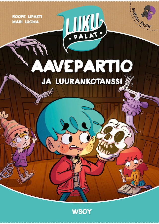 Couverture de livre pour Aavepartio ja luurankotanssi (e-äänikirja)