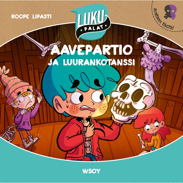 Couverture de livre pour Aavepartio ja luurankotanssi