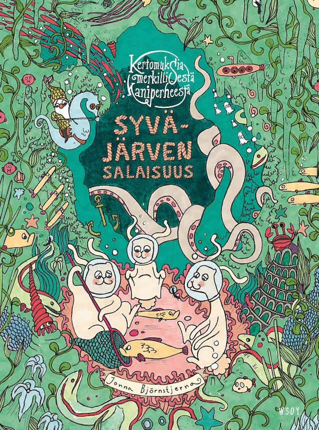 Book cover for Kertomuksia merkillisestä kaniperheestä: Syväjärven salaisuus (e-äänikirja)