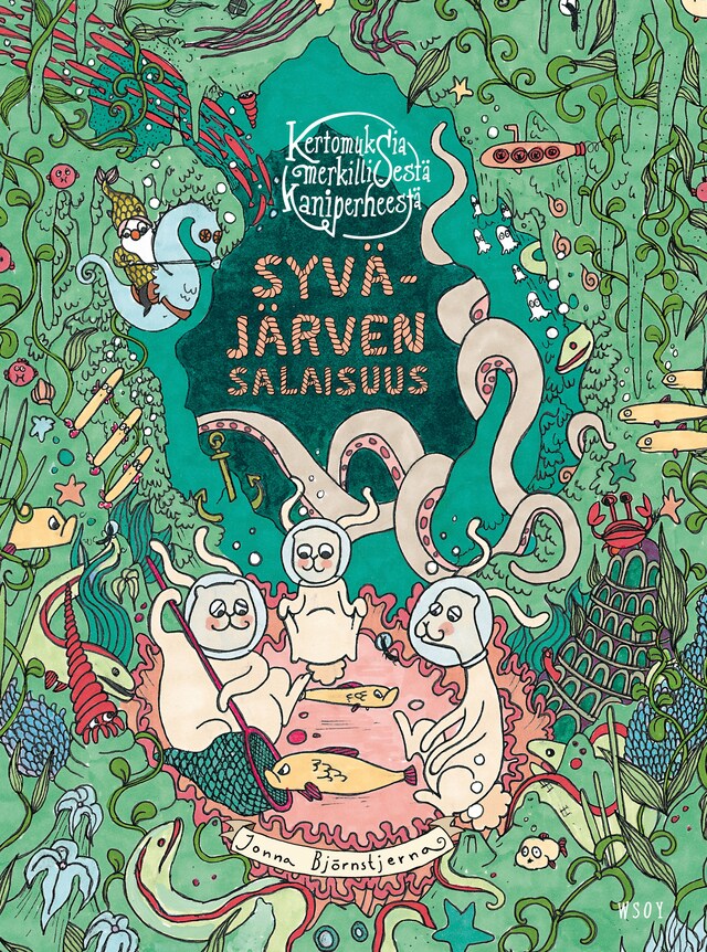 Copertina del libro per Kertomuksia merkillisestä kaniperheestä: Syväjärven salaisuus (e-äänikirja)