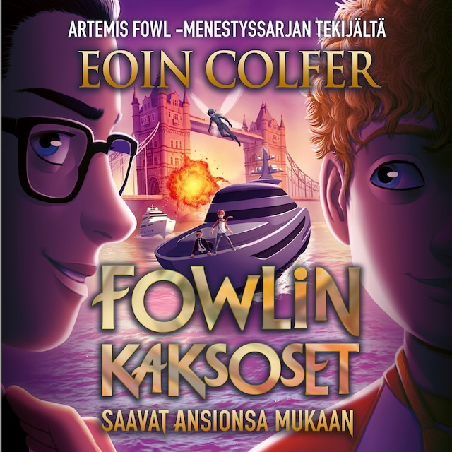 Book cover for Fowlin kaksoset saavat ansionsa mukaan