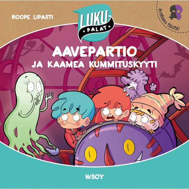 Book cover for Aavepartio ja kaamea kummituskyyti