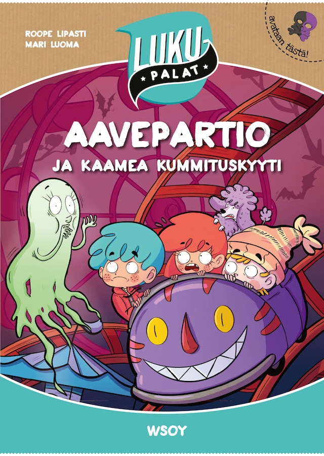 Book cover for Aavepartio ja kaamea kummituskyyti (e-äänikirja)