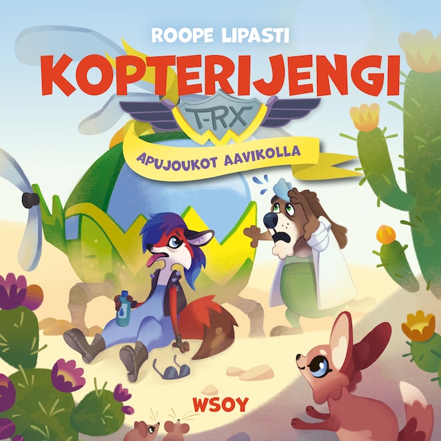Okładka książki dla Kopterijengi T-RX 4: Apujoukot aavikolla