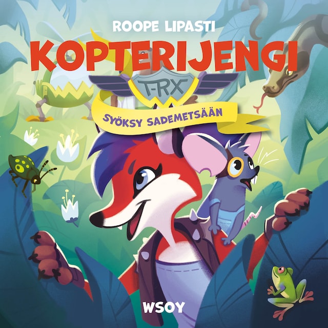 Book cover for Kopterijengi T-RX 5: Syöksy sademetsään