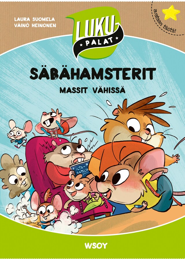 Buchcover für Säbähamsterit massit vähissä (e-äänikirja)