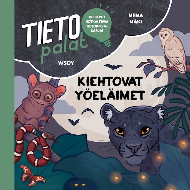 Book cover for Tietopalat: Kiehtovat yöeläimet
