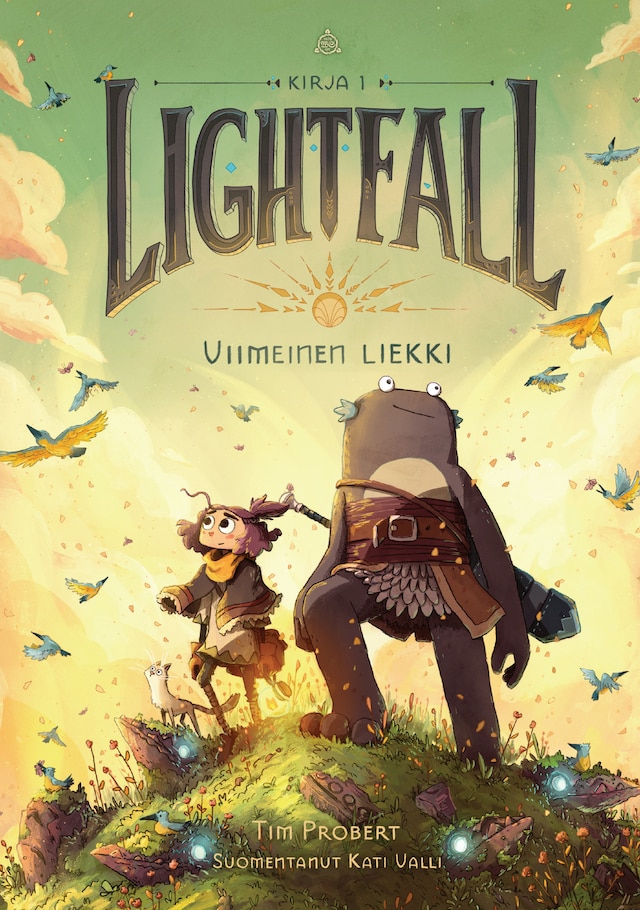 Boekomslag van Lightfall 1: Viimeinen liekki