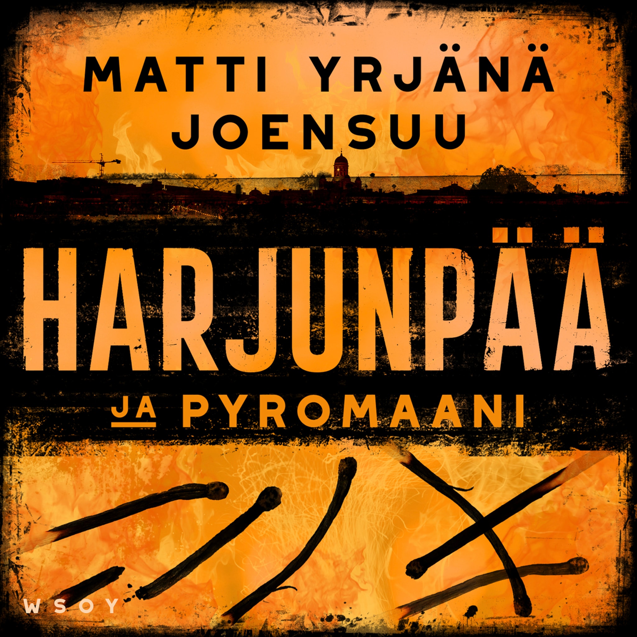 Äänikirjan Harjunpää ja pyromaani kansikuva