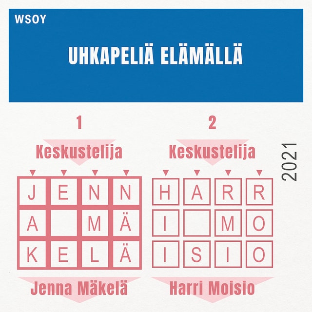 Book cover for Uhkapeliä elämällä