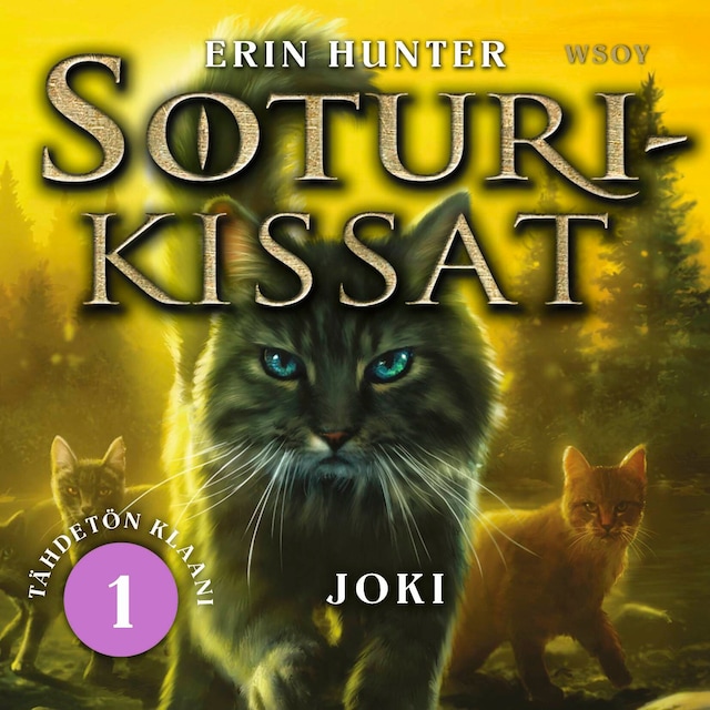 Book cover for Soturikissat: Tähdetön klaani 1: Joki