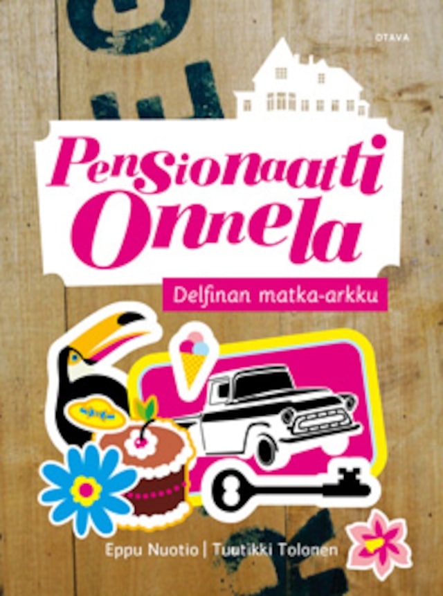 Book cover for Delfinan matka-arkku