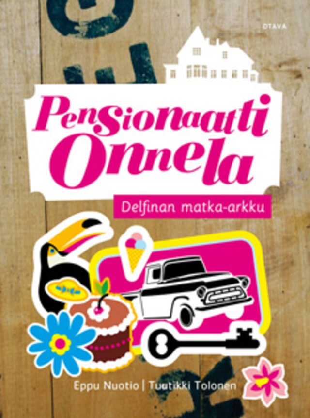 Book cover for Delfinan matka-arkku