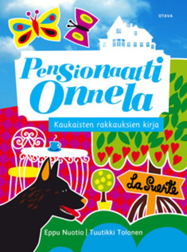 Portada de libro para Kaukaisten rakkauksien kirja