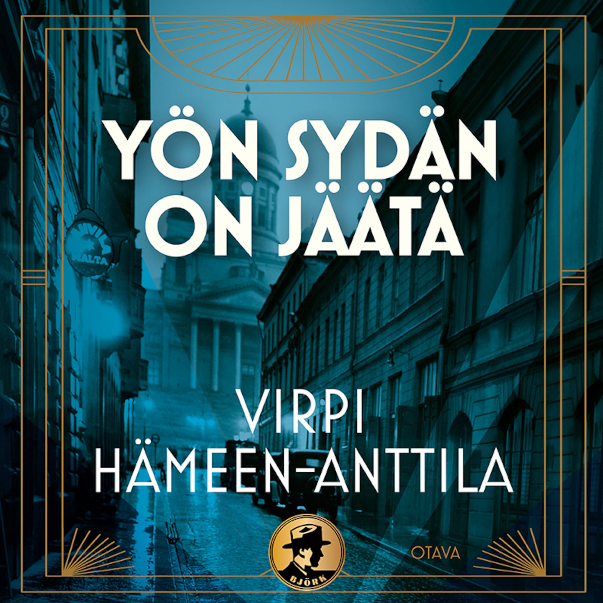Äänikirjan Yön sydän on jäätä kansikuva
