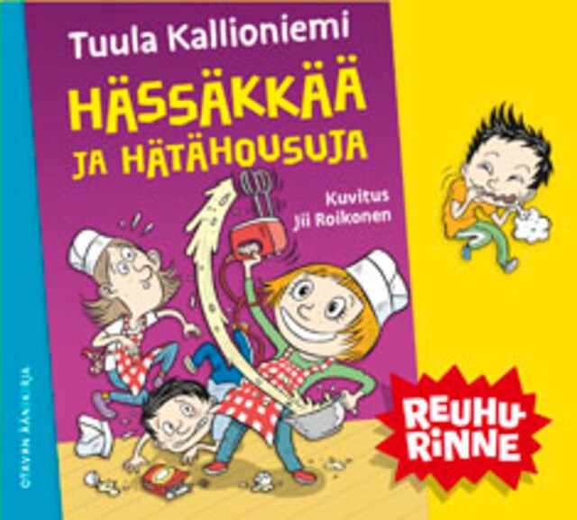 Couverture de livre pour Hässäkkää ja hätähousuja