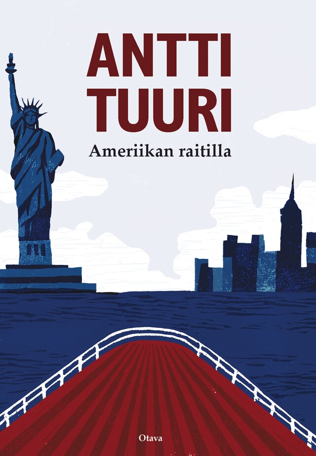 Book cover for Ameriikan raitilla