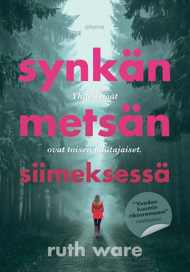 Buchcover für Synkän metsän siimeksessä