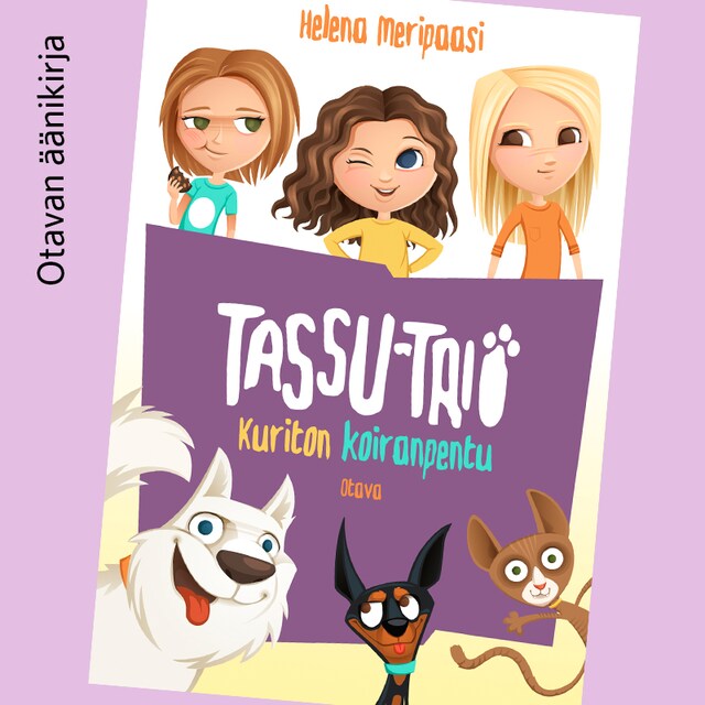 Boekomslag van Tassu-trio - Kuriton koiranpentu
