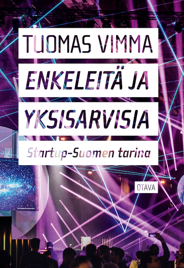 Couverture de livre pour Enkeleitä ja yksisarvisia