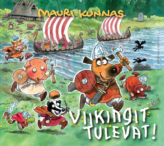 Boekomslag van Viikingit tulevat!