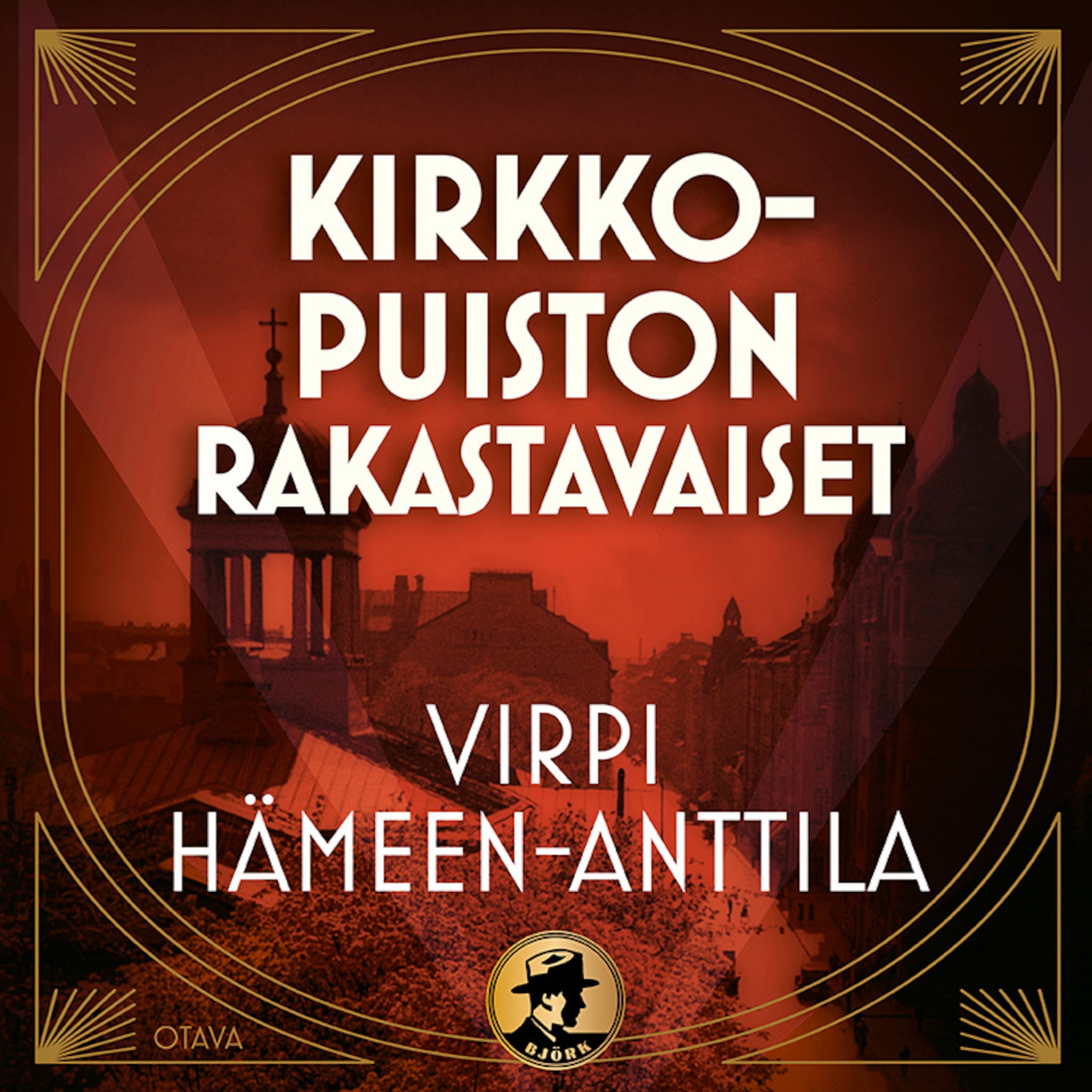 Äänikirjan Kirkkopuiston rakastavaiset kansikuva