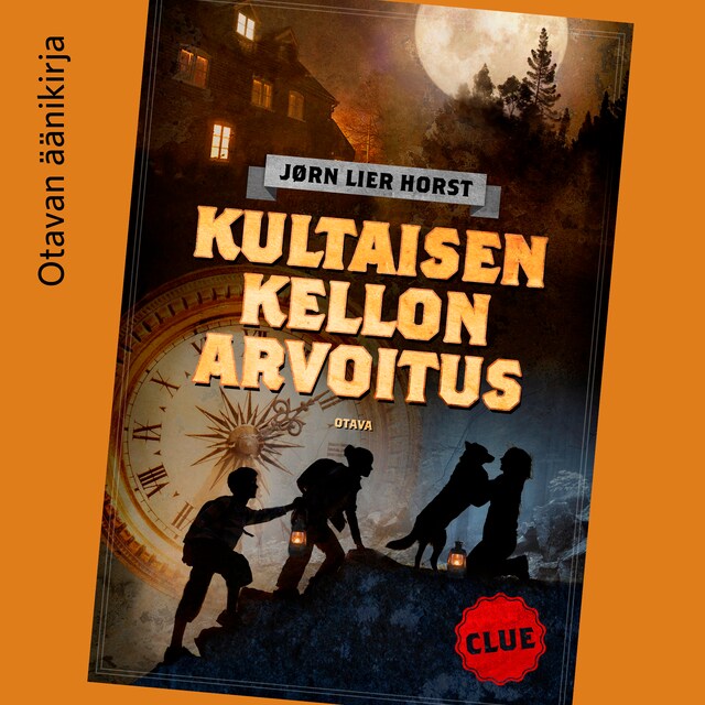 Book cover for CLUE - Kultaisen kellon arvoitus