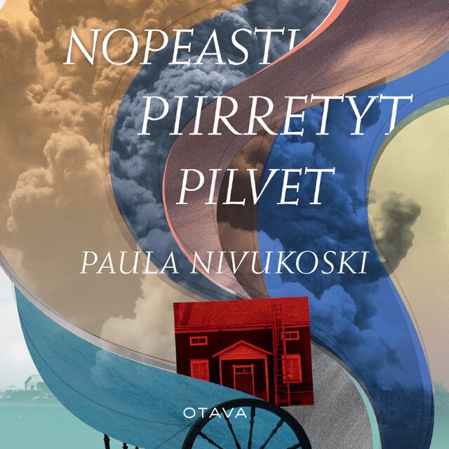 Book cover for Nopeasti piirretyt pilvet