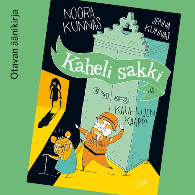 Book cover for Kaheli sakki ja kauhujen kaappi