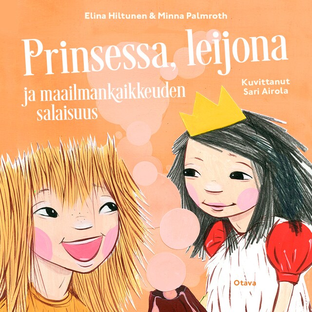 Book cover for Prinsessa, leijona ja maailmankaikkeuden salaisuus