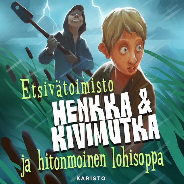 Book cover for Etsivätoimisto Henkka & Kivimutka ja hitonmoinen lohisoppa