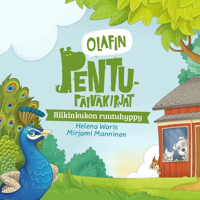 Boekomslag van Olafin pentupäiväkirjat - Riikinkukon ruutuhyppy