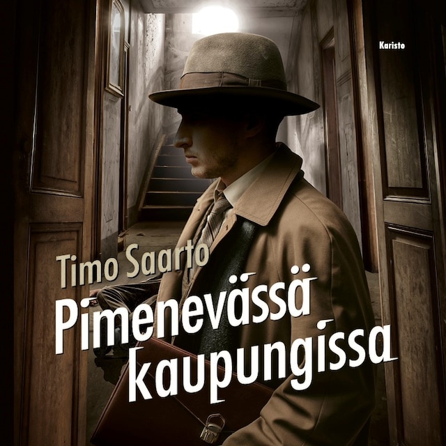 Book cover for Pimenevässä kaupungissa