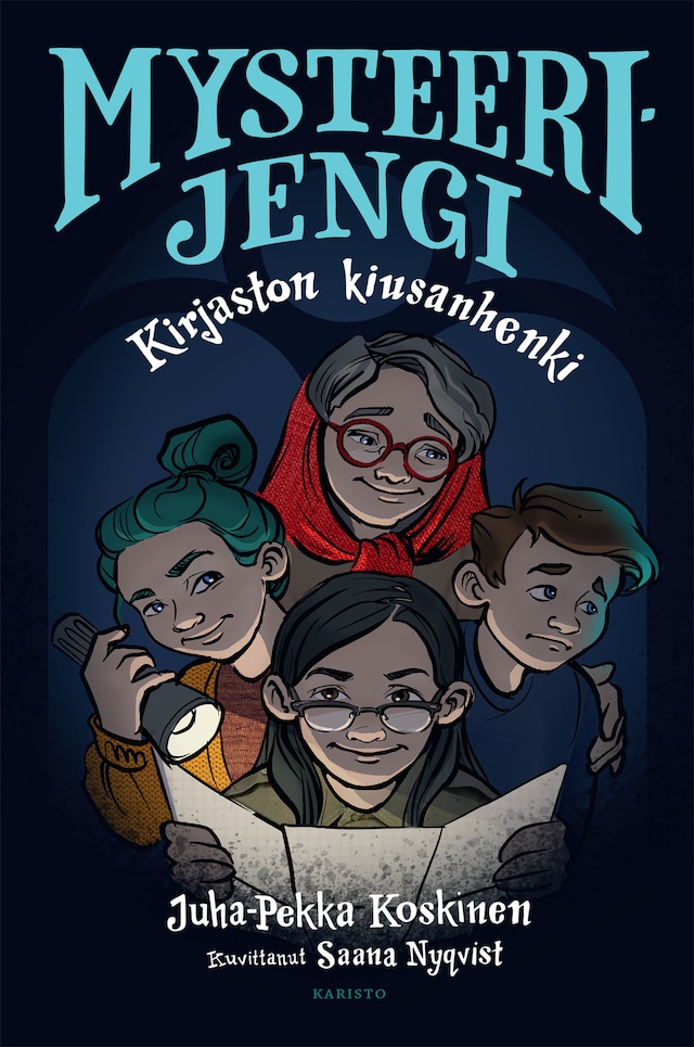 Book cover for Kirjaston kiusanhenki