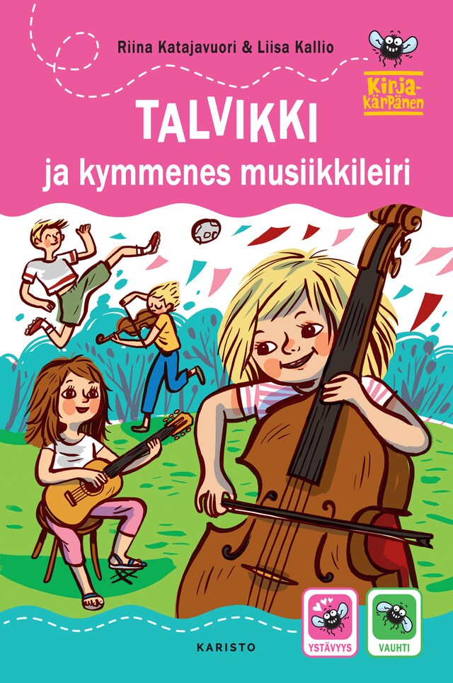 Okładka książki dla Talvikki ja kymmenes musiikkileiri
