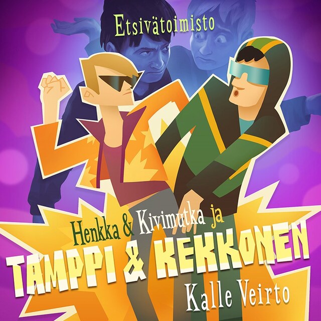 Okładka książki dla Etsivätoimisto Henkka & Kivimutka ja Tamppi & Kekkonen