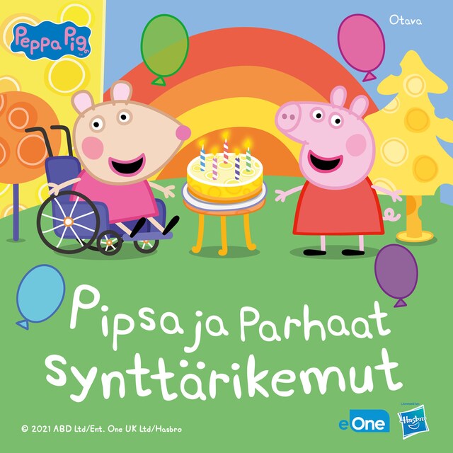 Boekomslag van Pipsa ja parhaat synttärikemut