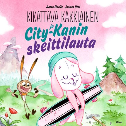 Kikattava Kakkiainen ja City-Kanin skeittilauta bookCoverFor