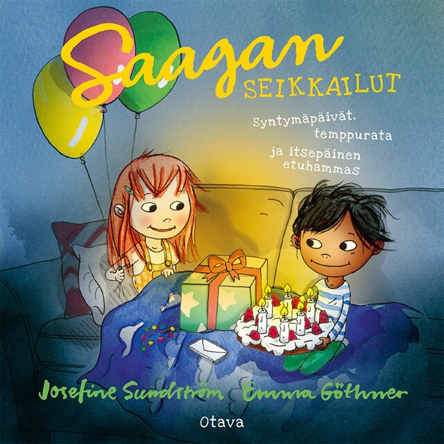 Book cover for Saagan seikkailut - Syntymäpäivät, temppurata ja itsepäinen etuhammas