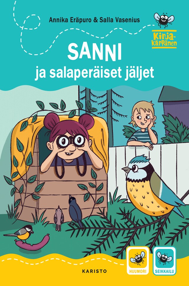 Okładka książki dla Sanni ja salaperäiset jäljet