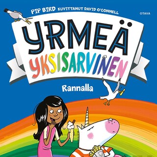 Yrmeä yksisarvinen rannalla bookCoverFor